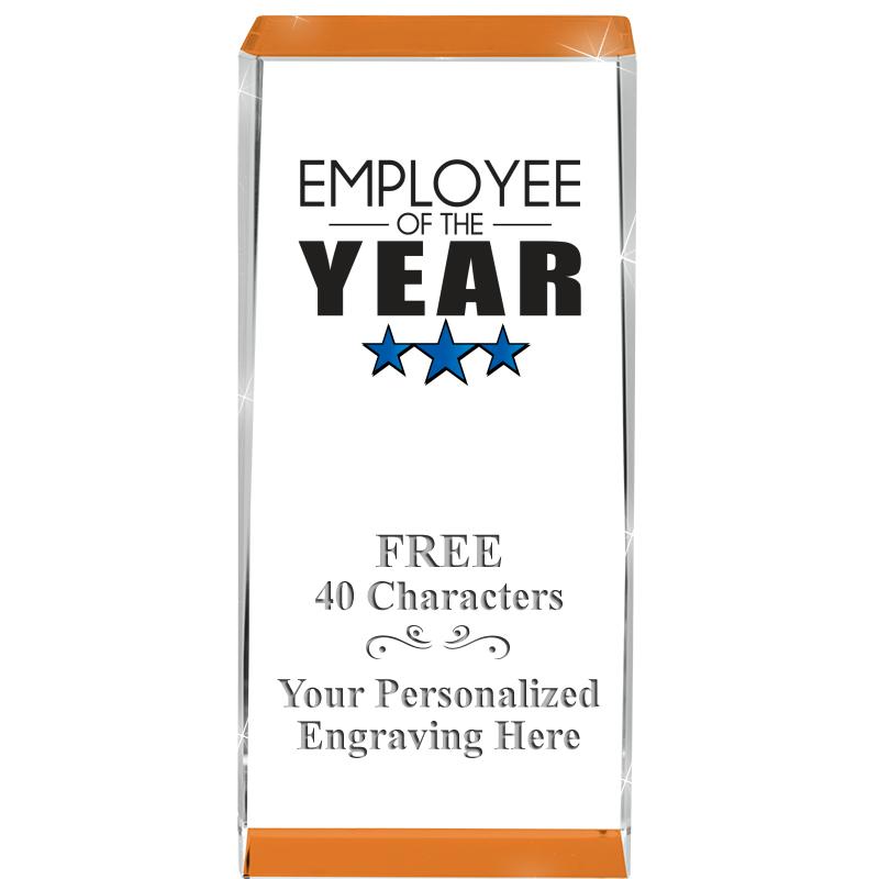 4.5" SPOTLIGHT ORANGE CRYSTAL