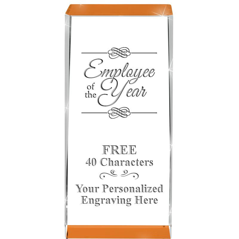 4.5" SPOTLIGHT ORANGE CRYSTAL