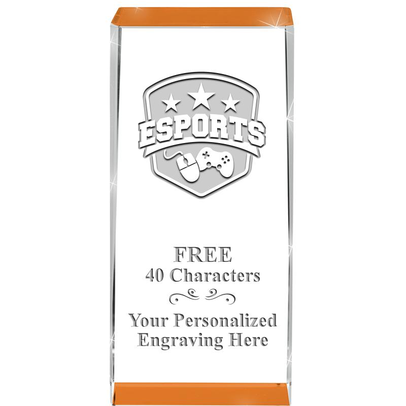 4.5" SPOTLIGHT ORANGE CRYSTAL