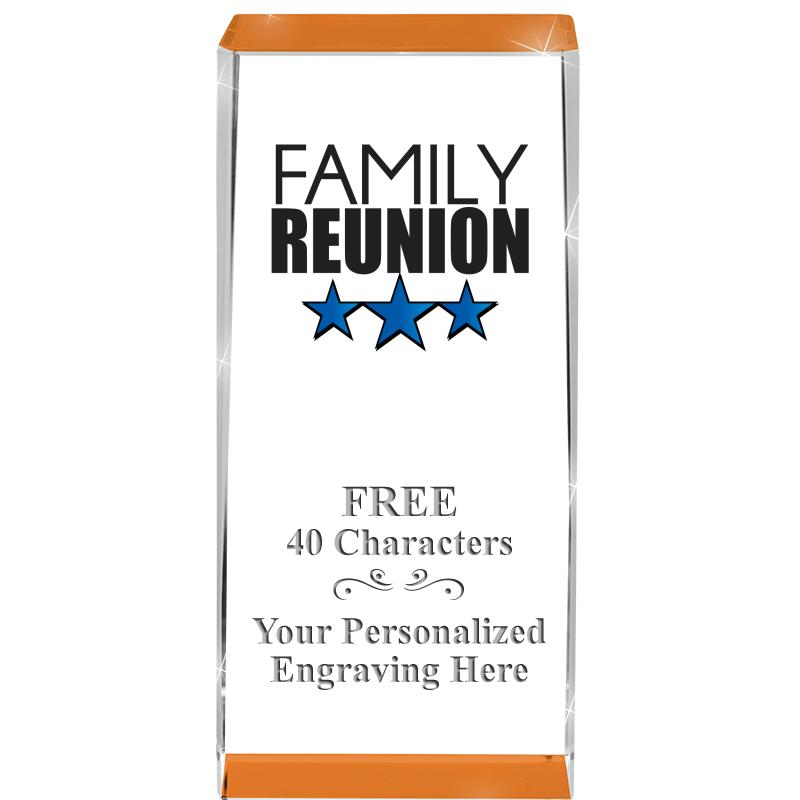 4.5" SPOTLIGHT ORANGE CRYSTAL