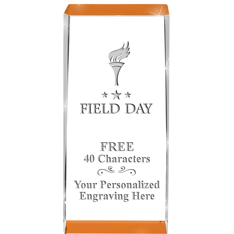 4.5" SPOTLIGHT ORANGE CRYSTAL