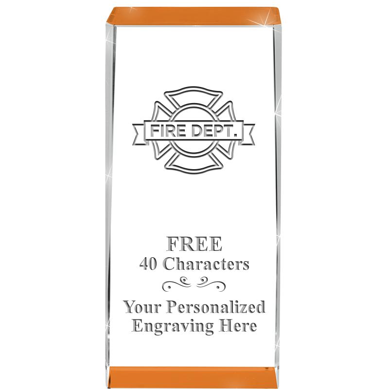 4.5" SPOTLIGHT ORANGE CRYSTAL