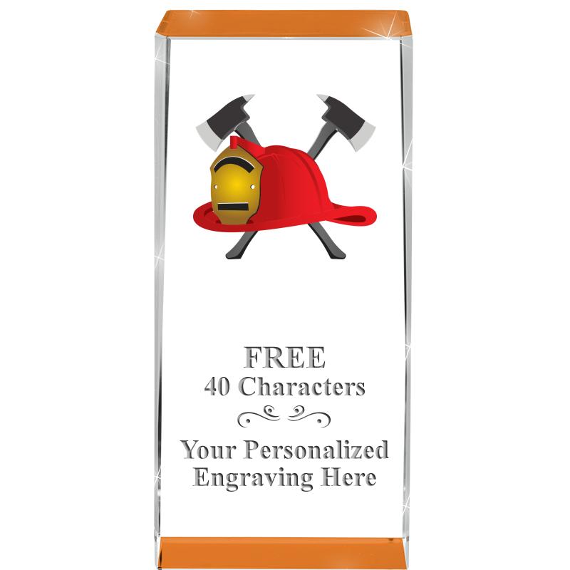 4.5" SPOTLIGHT ORANGE CRYSTAL