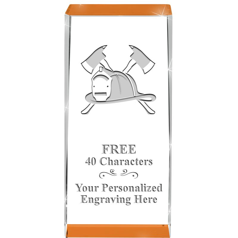 4.5" SPOTLIGHT ORANGE CRYSTAL