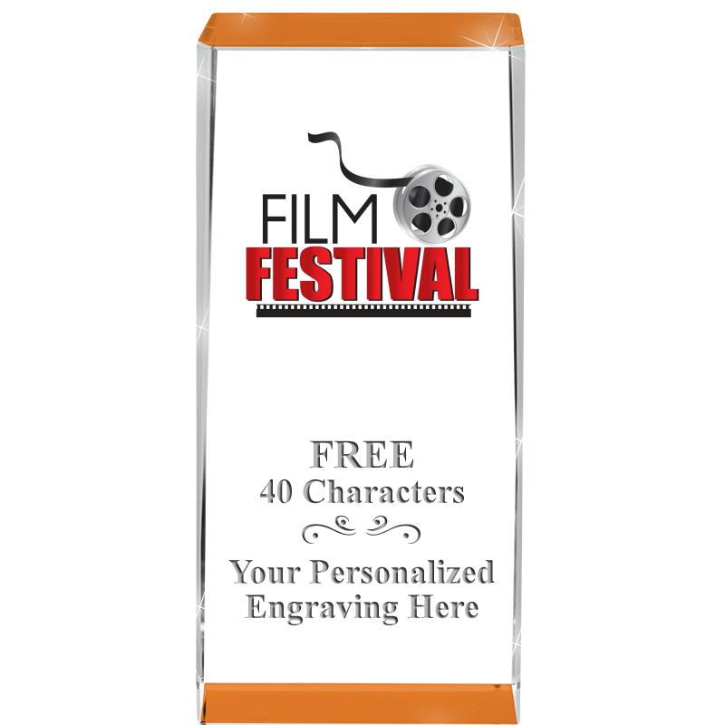 4.5" SPOTLIGHT ORANGE CRYSTAL