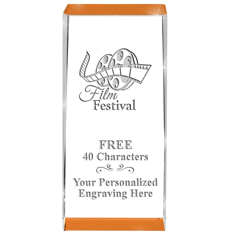 4.5" SPOTLIGHT ORANGE CRYSTAL