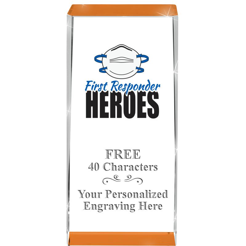 4.5" SPOTLIGHT ORANGE CRYSTAL