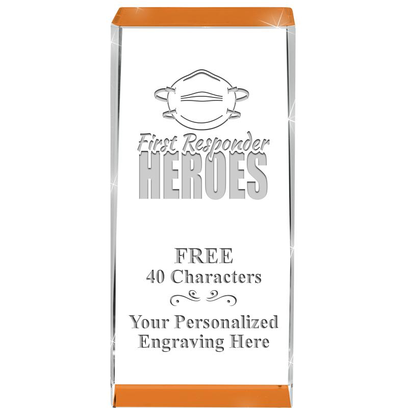 4.5" SPOTLIGHT ORANGE CRYSTAL