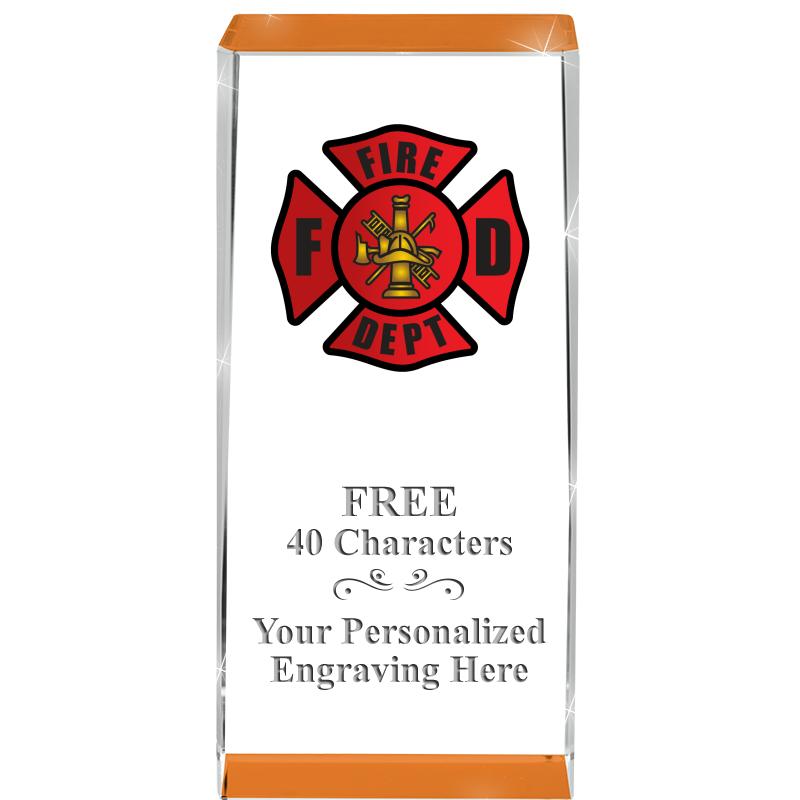 4.5" SPOTLIGHT ORANGE CRYSTAL