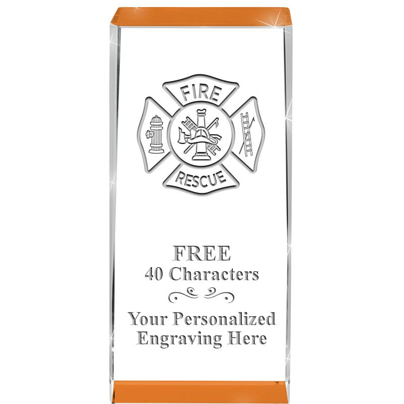 4.5" SPOTLIGHT ORANGE CRYSTAL