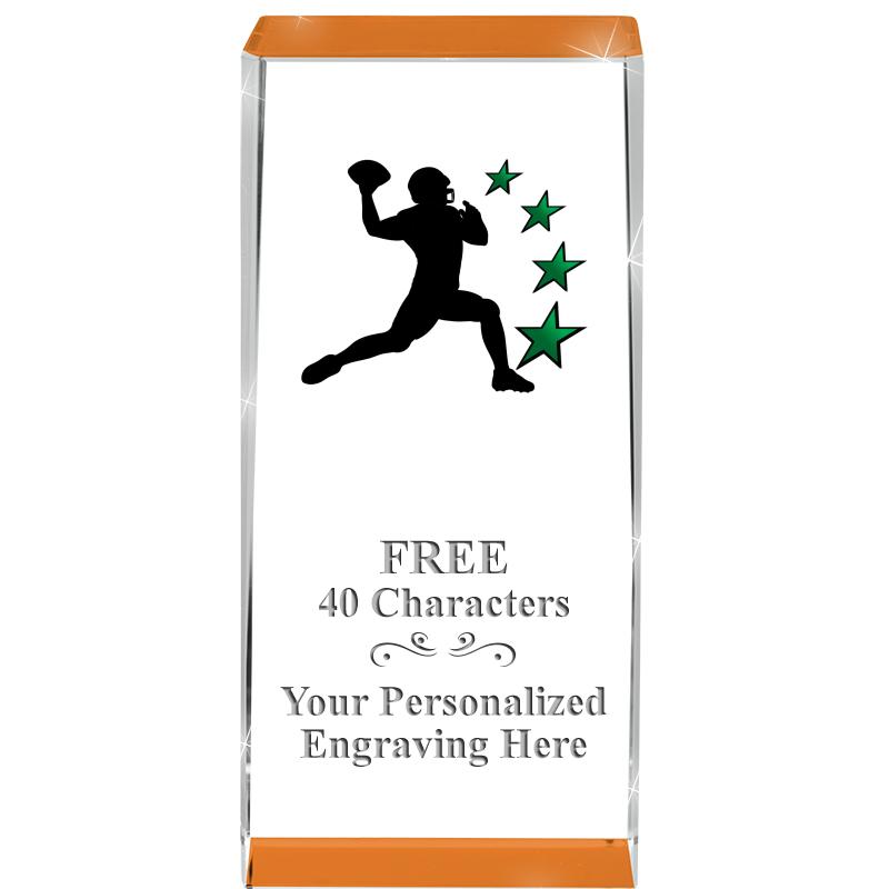 4.5" SPOTLIGHT ORANGE CRYSTAL