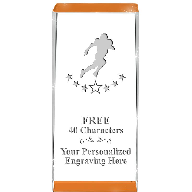 4.5" SPOTLIGHT ORANGE CRYSTAL