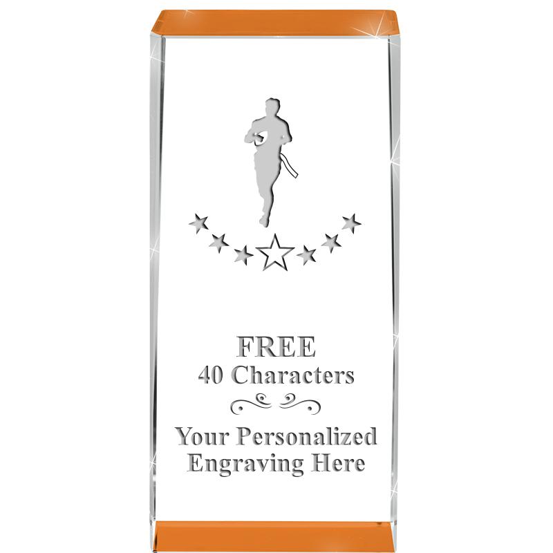 4.5" SPOTLIGHT ORANGE CRYSTAL