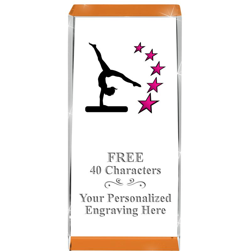 4.5" SPOTLIGHT ORANGE CRYSTAL