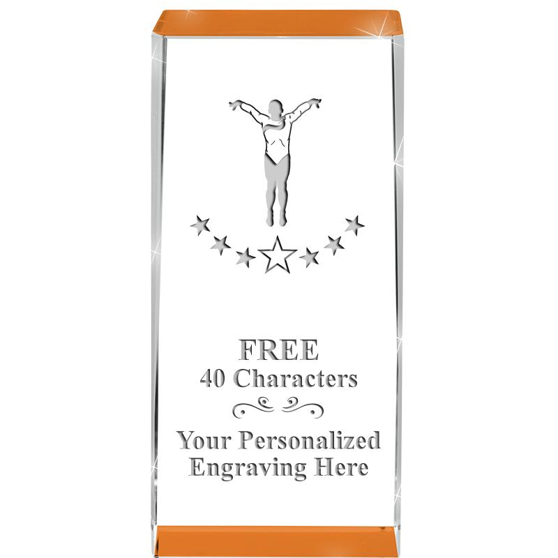 4.5" SPOTLIGHT ORANGE CRYSTAL