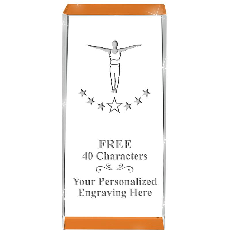 4.5" SPOTLIGHT ORANGE CRYSTAL