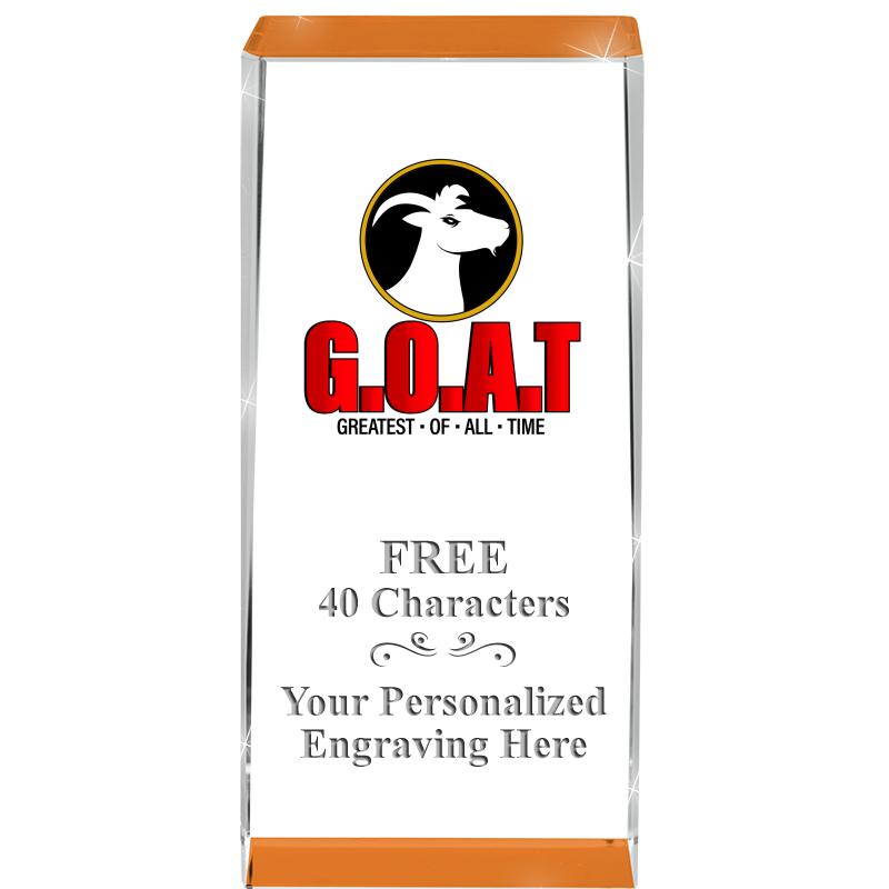 4.5" SPOTLIGHT ORANGE CRYSTAL