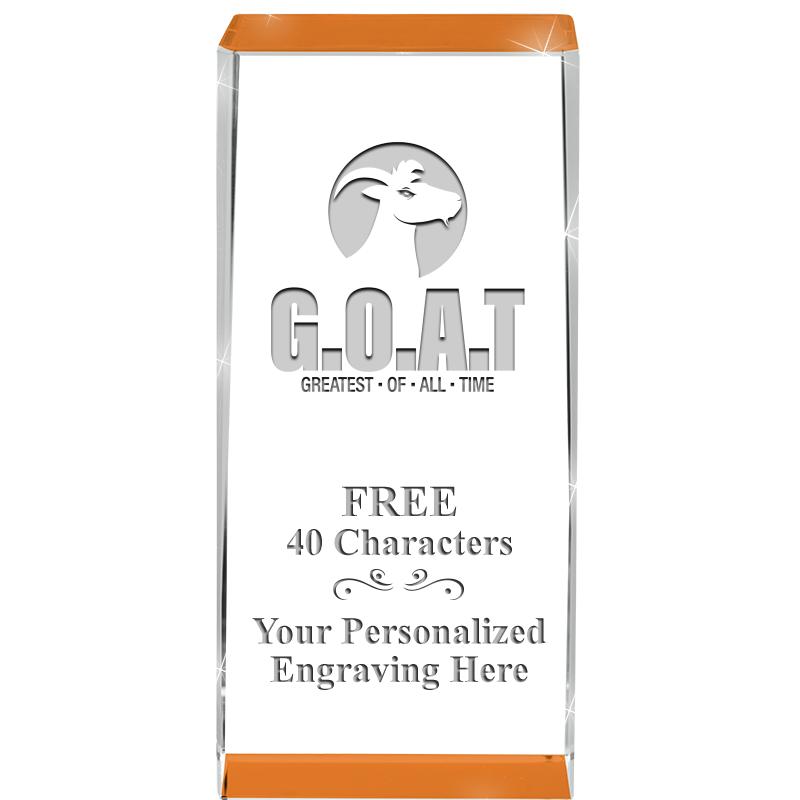 4.5" SPOTLIGHT ORANGE CRYSTAL