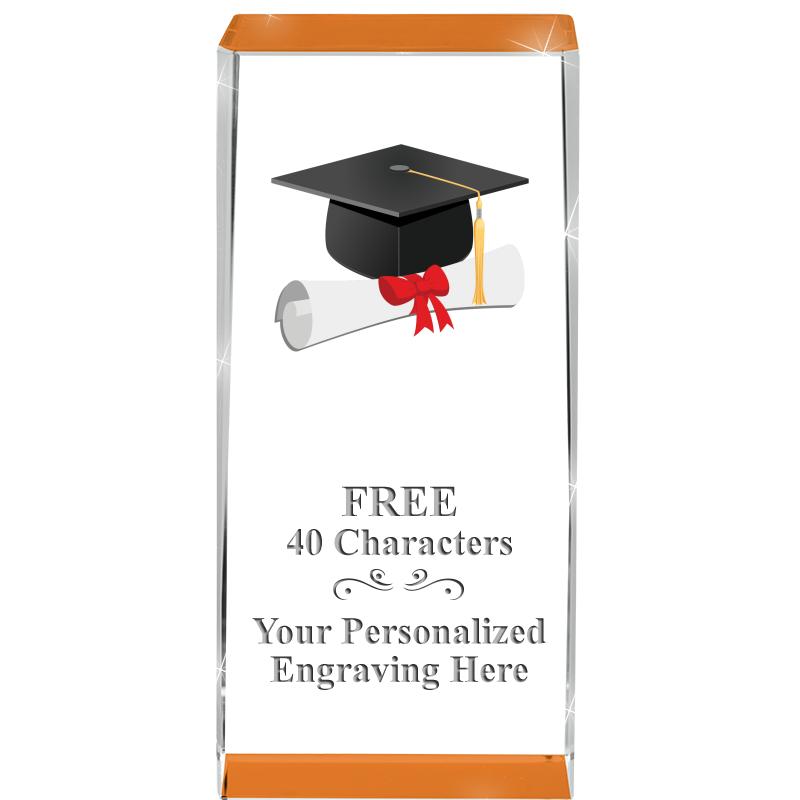 4.5" SPOTLIGHT ORANGE CRYSTAL