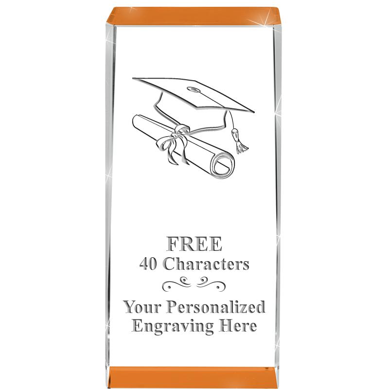 4.5" SPOTLIGHT ORANGE CRYSTAL