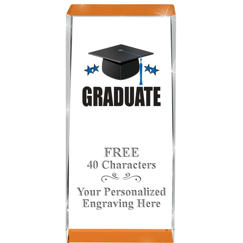 4.5" SPOTLIGHT ORANGE CRYSTAL