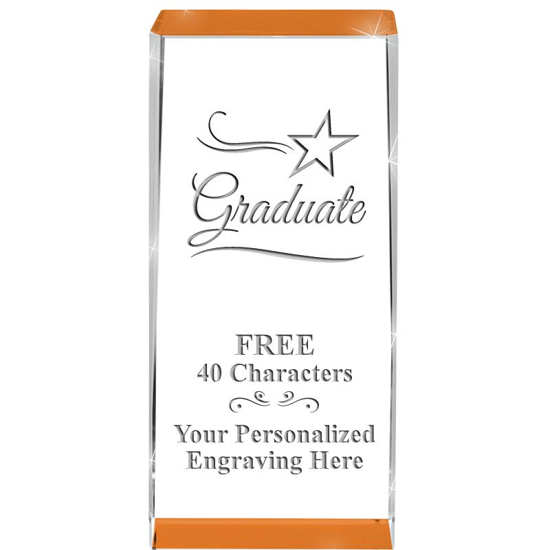 4.5" SPOTLIGHT ORANGE CRYSTAL