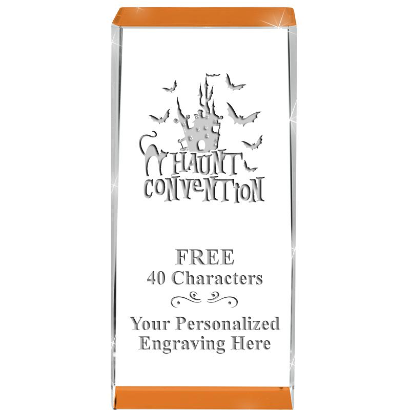 4.5" SPOTLIGHT ORANGE CRYSTAL