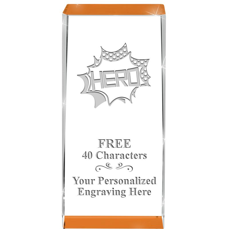 4.5" SPOTLIGHT ORANGE CRYSTAL