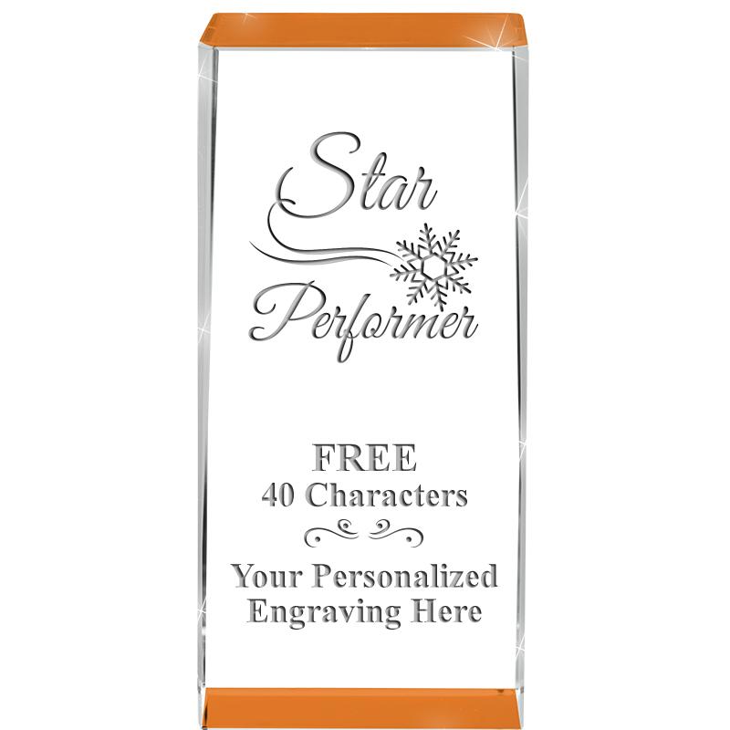 4.5" SPOTLIGHT ORANGE CRYSTAL