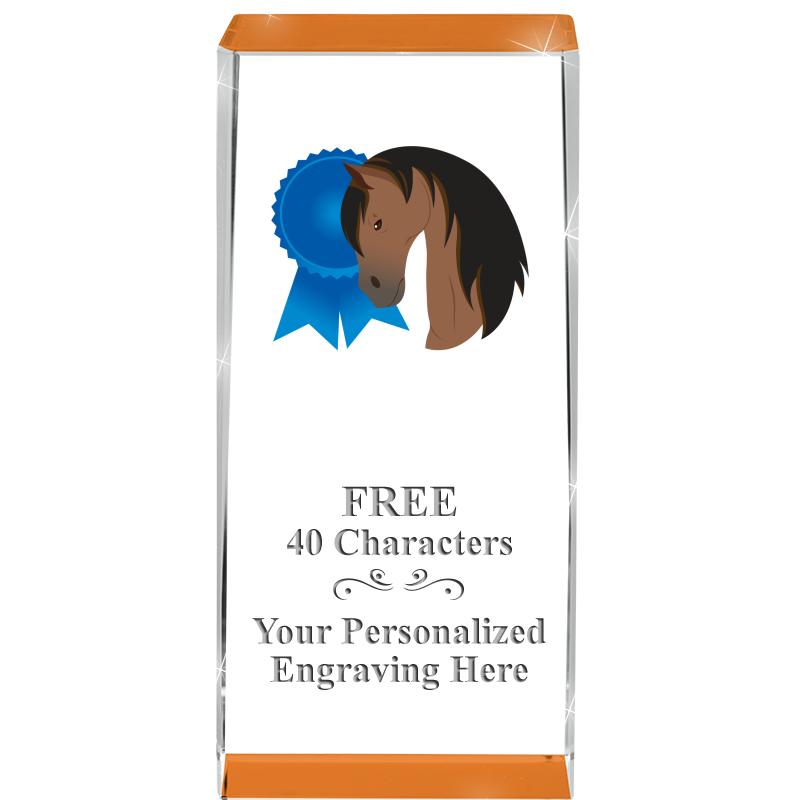 4.5" SPOTLIGHT ORANGE CRYSTAL