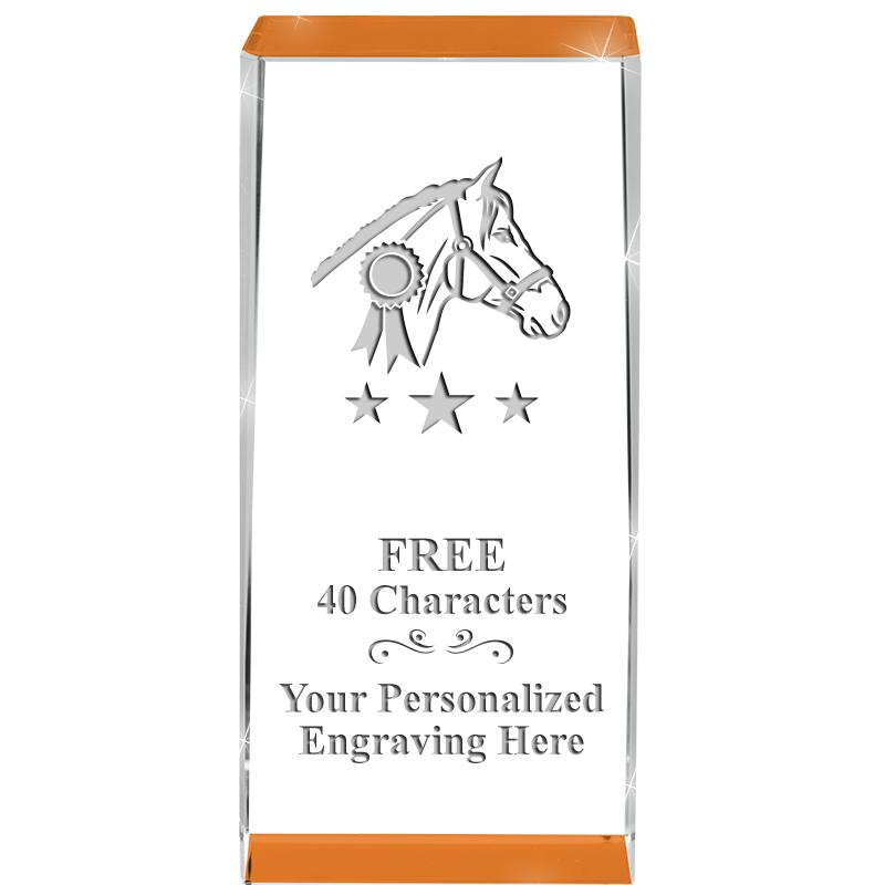 4.5" SPOTLIGHT ORANGE CRYSTAL