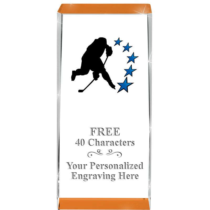 4.5" SPOTLIGHT ORANGE CRYSTAL