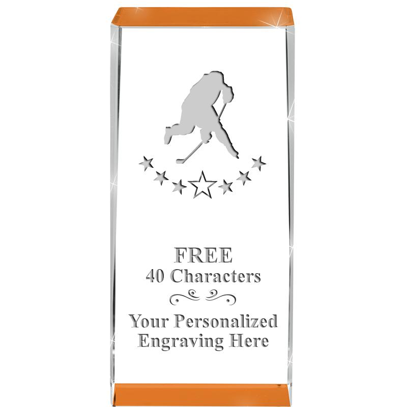 4.5" SPOTLIGHT ORANGE CRYSTAL