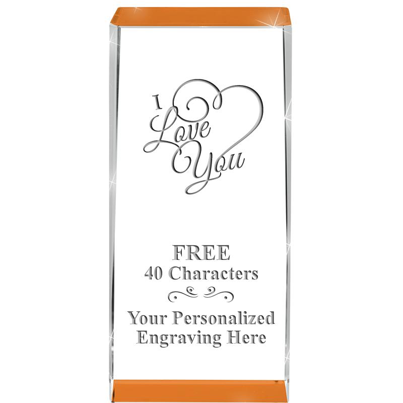 4.5" SPOTLIGHT ORANGE CRYSTAL