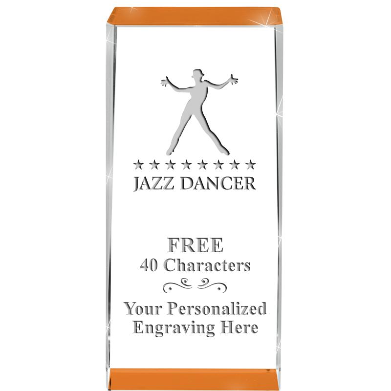 4.5" SPOTLIGHT ORANGE CRYSTAL