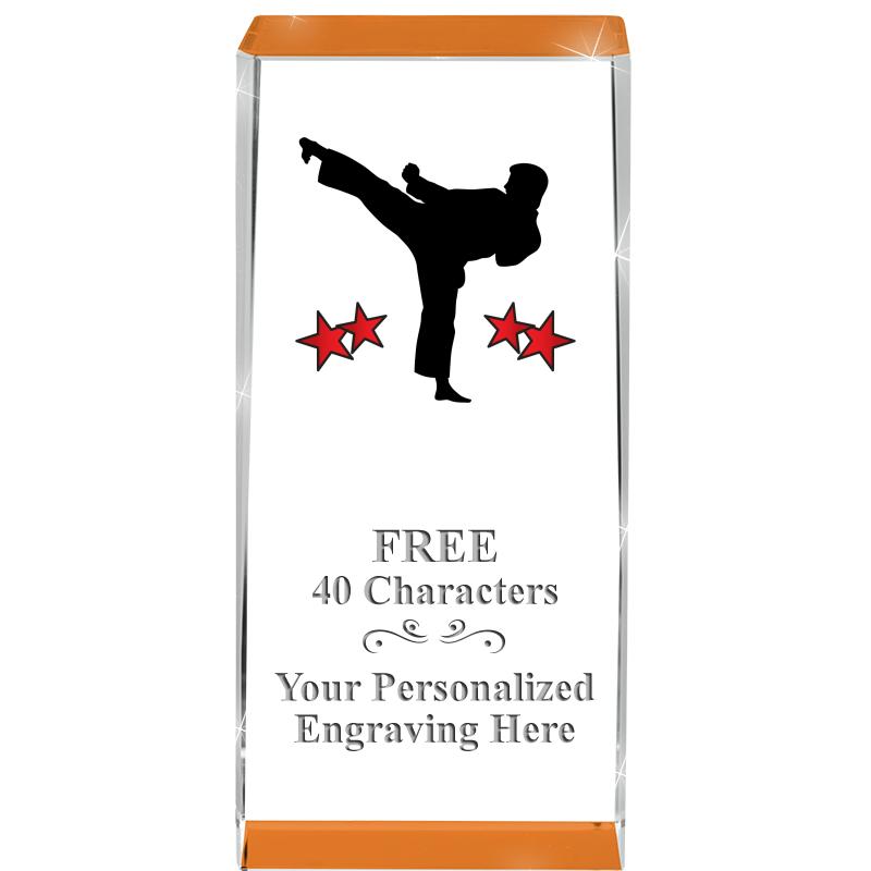 4.5" SPOTLIGHT ORANGE CRYSTAL