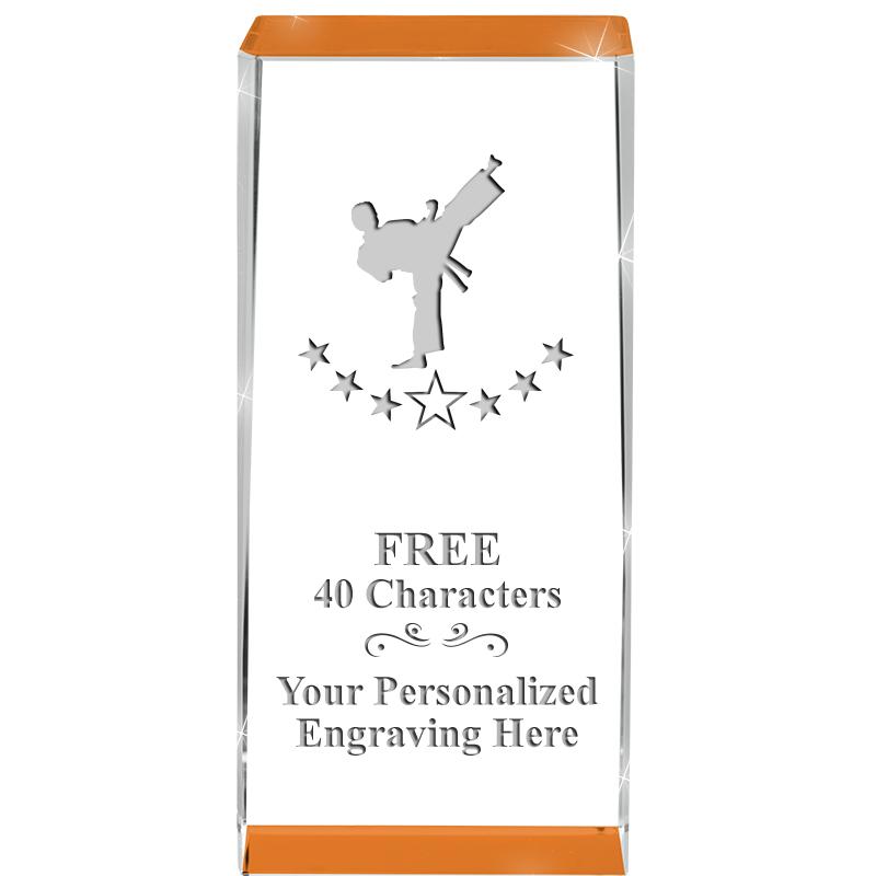 4.5" SPOTLIGHT ORANGE CRYSTAL