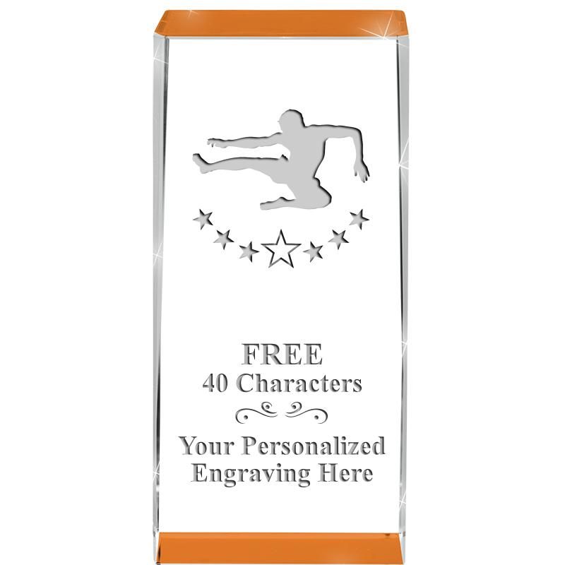 4.5" SPOTLIGHT ORANGE CRYSTAL