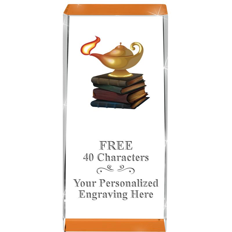 4.5" SPOTLIGHT ORANGE CRYSTAL