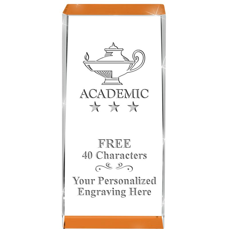 4.5" SPOTLIGHT ORANGE CRYSTAL