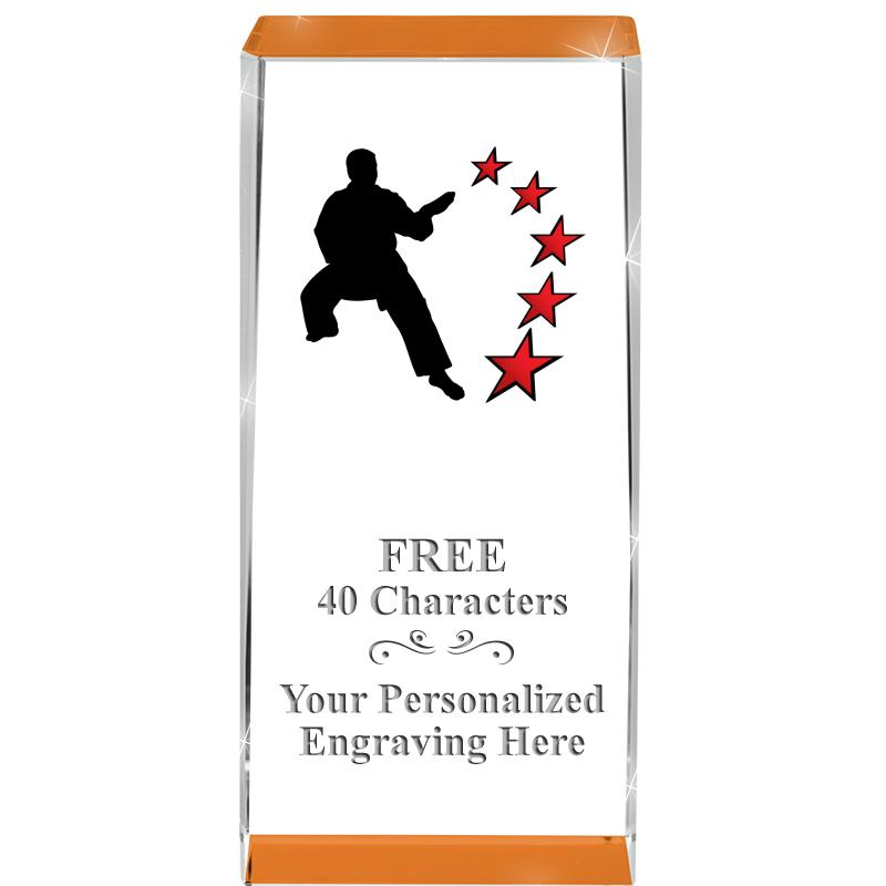 4.5" SPOTLIGHT ORANGE CRYSTAL