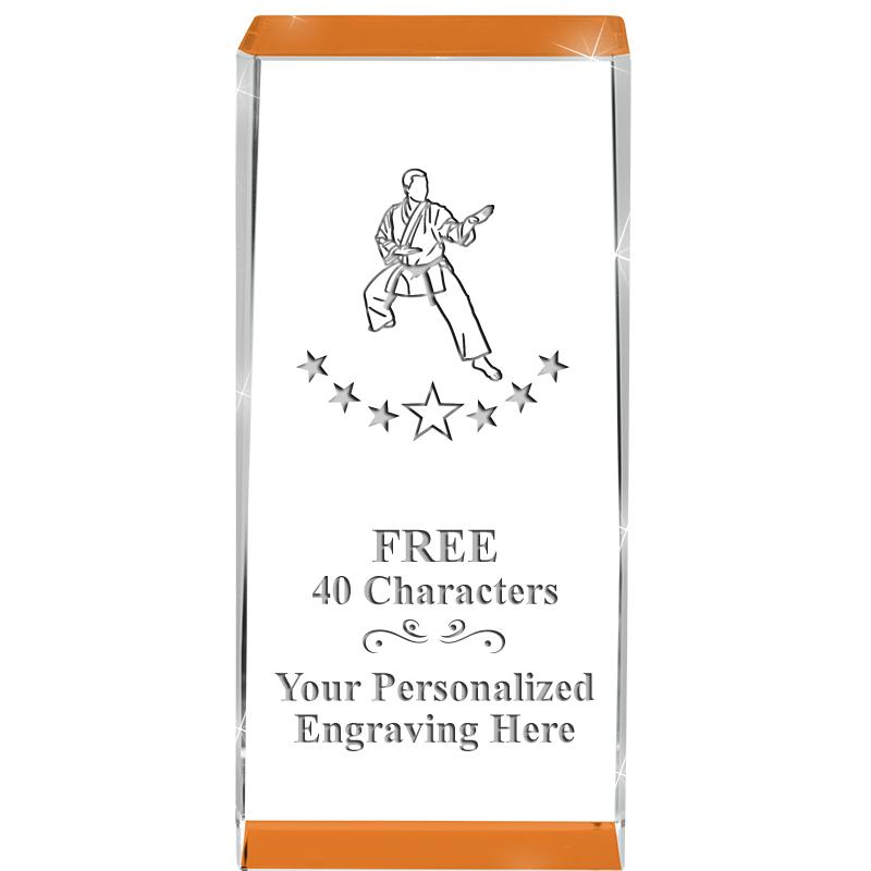 4.5" SPOTLIGHT ORANGE CRYSTAL