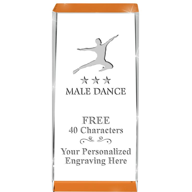 4.5" SPOTLIGHT ORANGE CRYSTAL