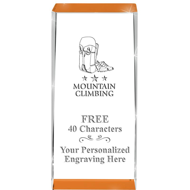 4.5" SPOTLIGHT ORANGE CRYSTAL