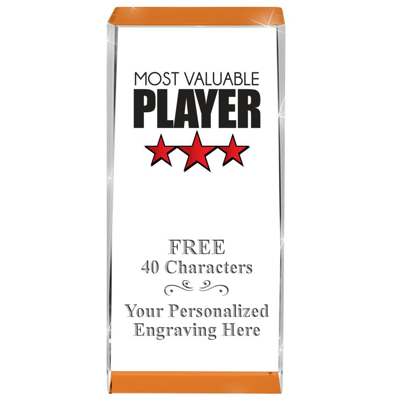 4.5" SPOTLIGHT ORANGE CRYSTAL