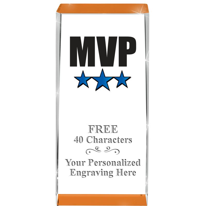 4.5" SPOTLIGHT ORANGE CRYSTAL