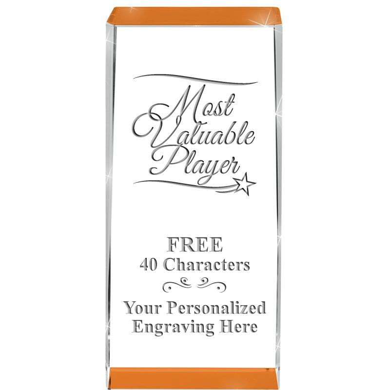 4.5" SPOTLIGHT ORANGE CRYSTAL