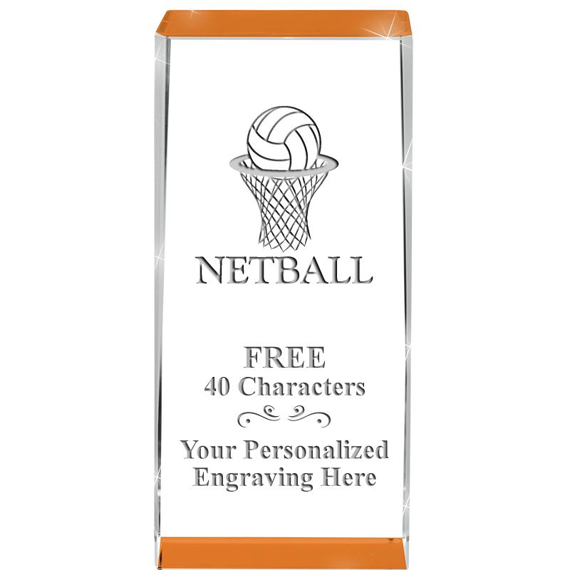 4.5" SPOTLIGHT ORANGE CRYSTAL