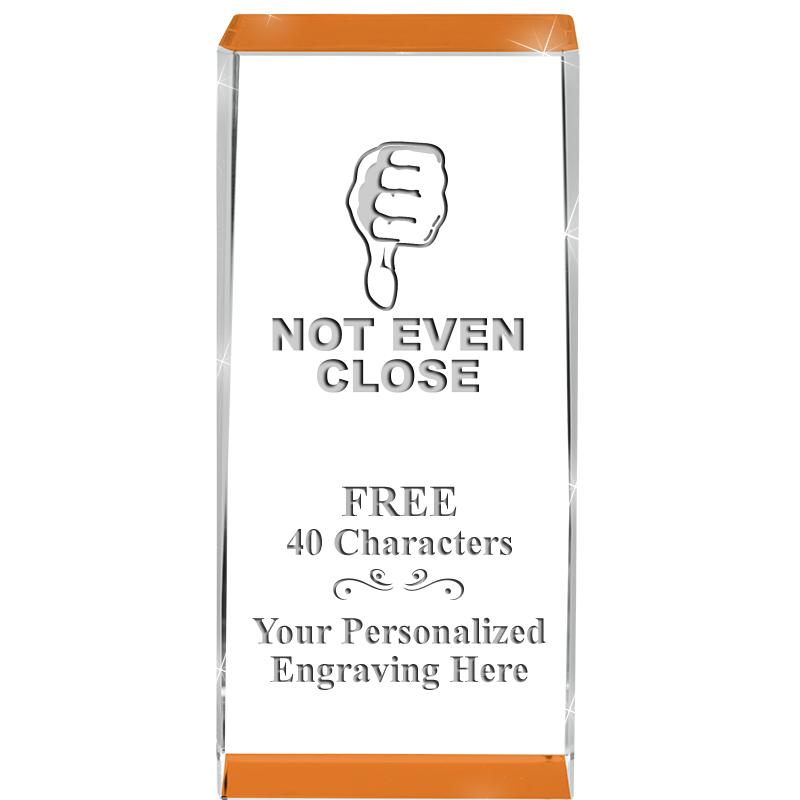 4.5" SPOTLIGHT ORANGE CRYSTAL