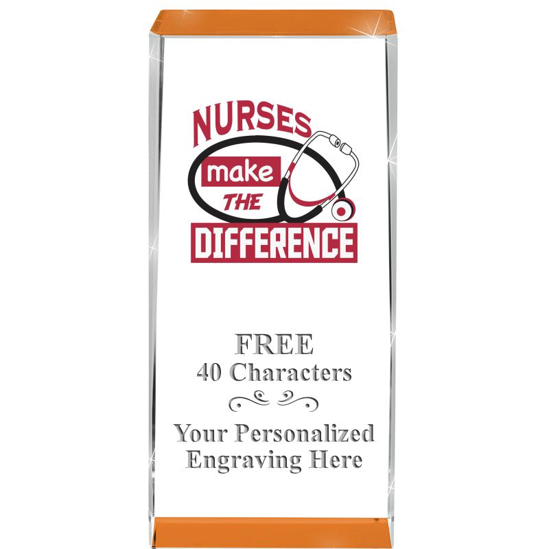 4.5" SPOTLIGHT ORANGE CRYSTAL